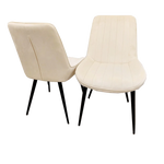 Dido Luxury Plush Velvet Dining Chair - 6 Colours-Esme Furnishings