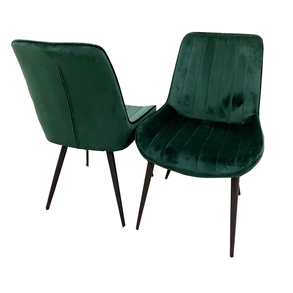 Dido Luxury Plush Velvet Dining Chair - 6 Colours-Esme Furnishings