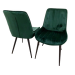 Dido Luxury Plush Velvet Dining Chair - 6 Colours-Esme Furnishings