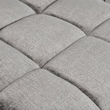 Sena Large Grey Plush Velvet Luxury U Shape Sofabed Sofa