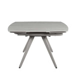 Cambridge 120-180cm Beige Ceramic Stone Swivel Extending Marble Dining Table