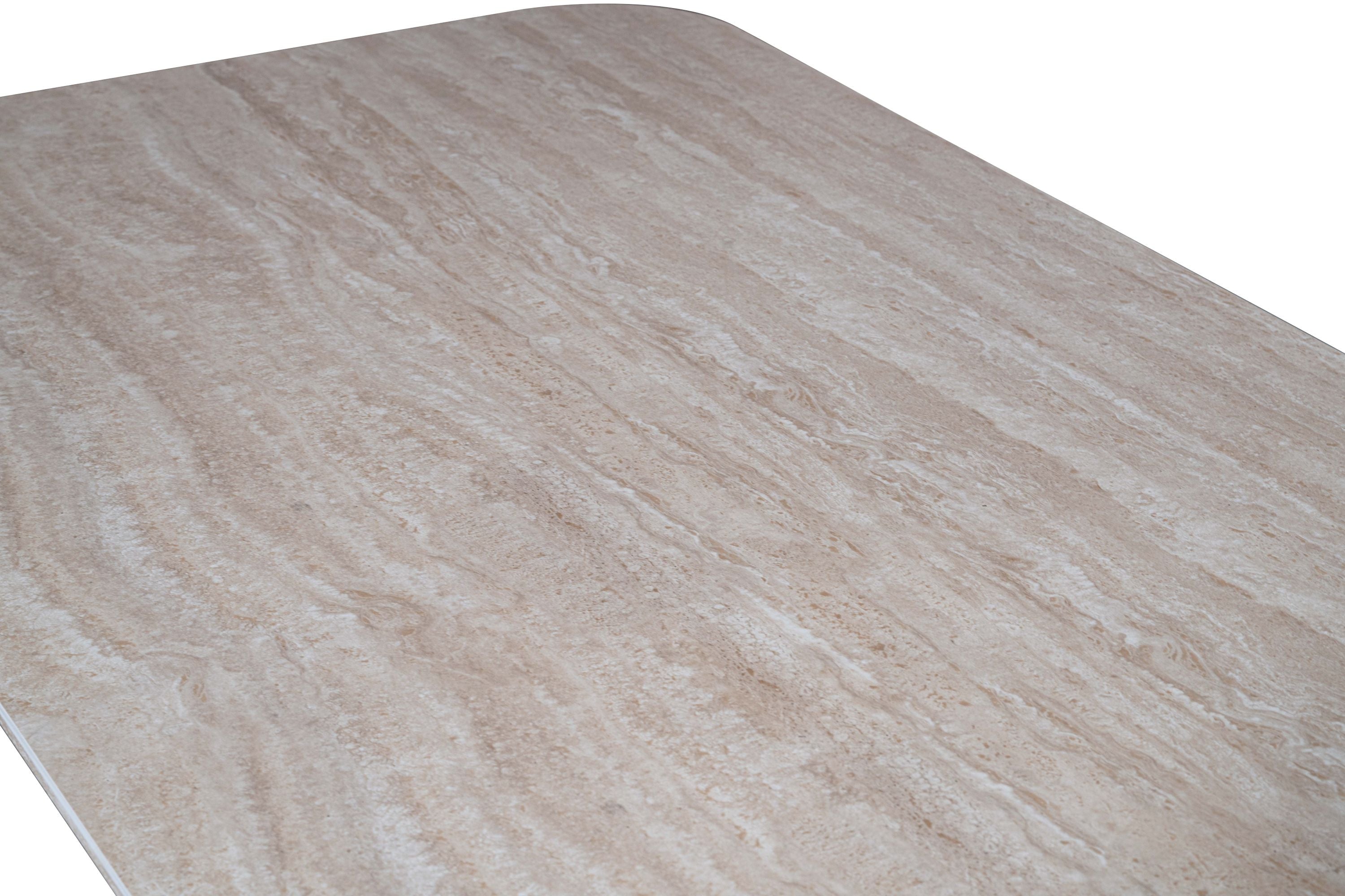 Bianca Beige Ceramic Marble Coffee Table