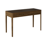 DI Designs Abberley Brown & Gold 2 Drawer Desk