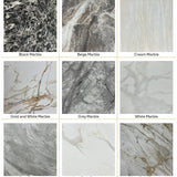 Arianna Gold Marble 160cm Dining Table In 5 Colours