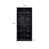 Richmond Interiors Oakura Display Cabinet in Black