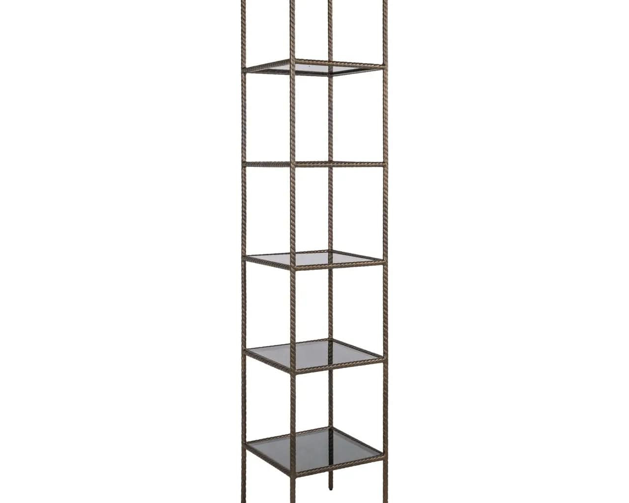Richmond Interiors Sheridon Gold Display Cabinet