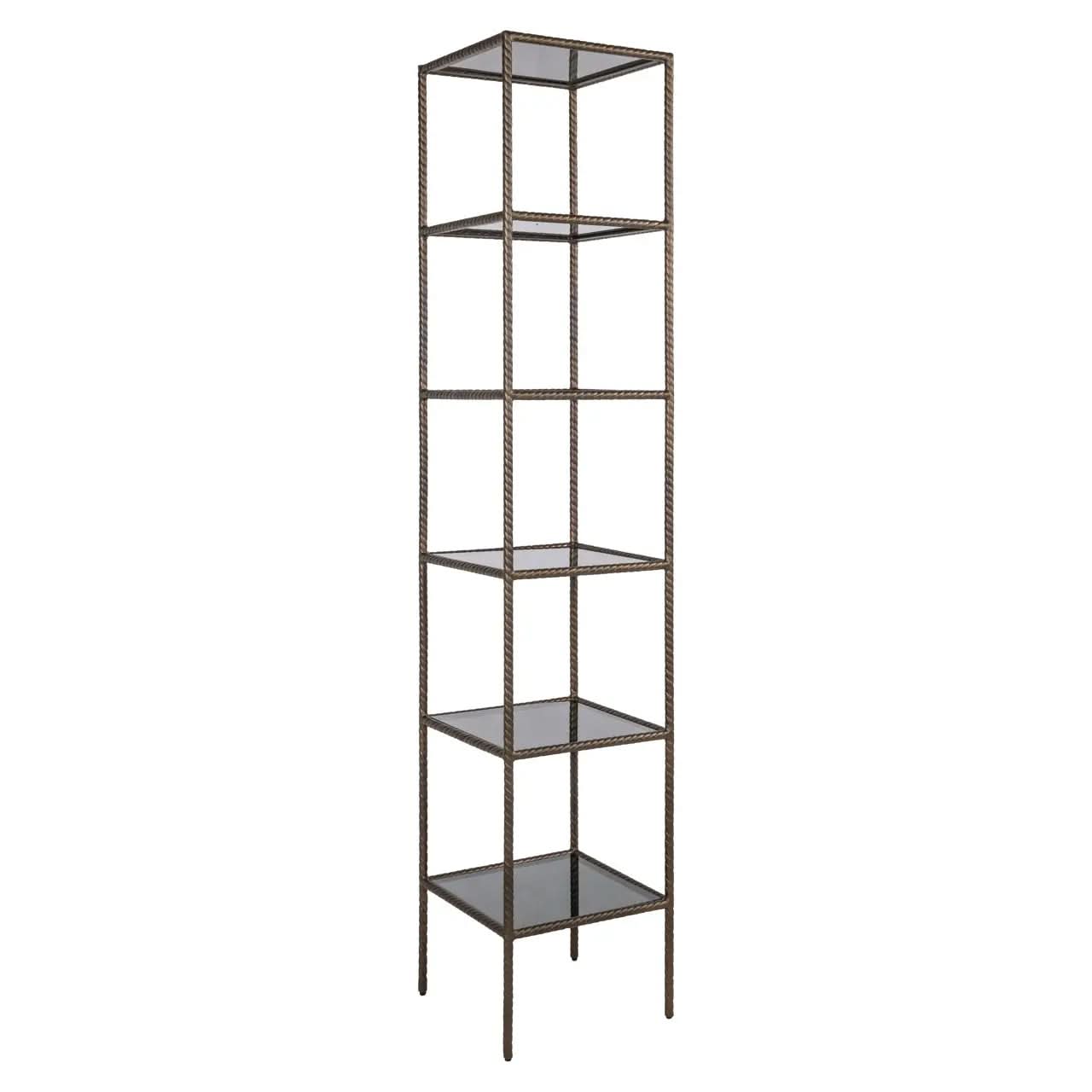 Richmond Interiors Sheridon Gold Display Cabinet