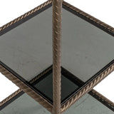 Richmond Interiors Sheridon Gold Display Cabinet