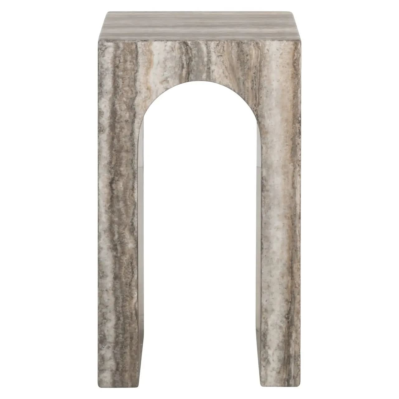 Richmond Interiors Dulce End Table in Grey