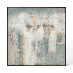 Berkeley Designs Palette Knife Textures Oil on Canvas 08 with a Black Frame - Belmont Interiors