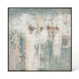Berkeley Designs Palette Knife Textures Oil on Canvas 08 with a Black Frame - Belmont Interiors