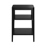 DI Designs Abberley Black Oak Wood Side Table