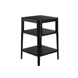 DI Designs Abberley Black Oak Wood Side Table