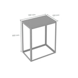 DI Designs Grafton Black Oak Wood Side Table