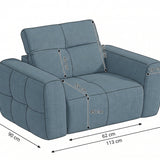 Faringdon Beige Electric Recliner Armchair