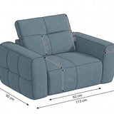 Faringdon Grey Electric Recliner Armchair