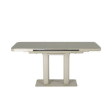 Freya 120-160cm Cashmere Ceramic Marble Extending Dining Table