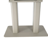 Freya 120-160cm Cashmere Ceramic Marble Extending Dining Table