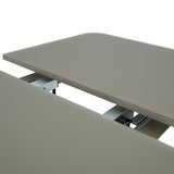 Freya 120-160cm Cashmere Ceramic Marble Extending Dining Table