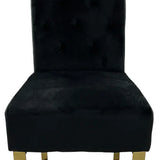 Mayfair 180CM Gold Marble Dining Table With Lucy Gold Ring Knocker Quilted Dining Chairs