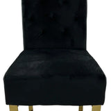 Mattia Gold 180cm Dining Table with White/Gold Ceramic Dining Table With Sofia Gold Dining Chairs