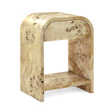 Norfolk Burl Wood Lamp Table