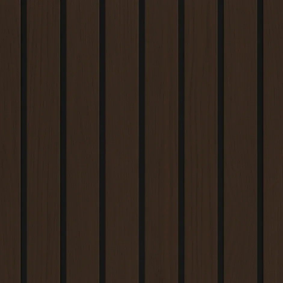 Premium 3 Sided Wood Veneer Wall Panels 240x32cm - Pack Of 2 - Range Of Colours