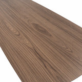 Genesis Walnut Wooden Ribbed 180cm Dining Table