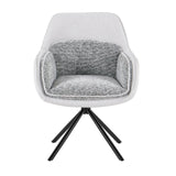 Florence 360 Swivel Fabric Dining Chairs - Pairs - 2 Colours
