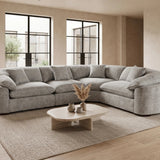 Helena Grey Large Corner Sofa