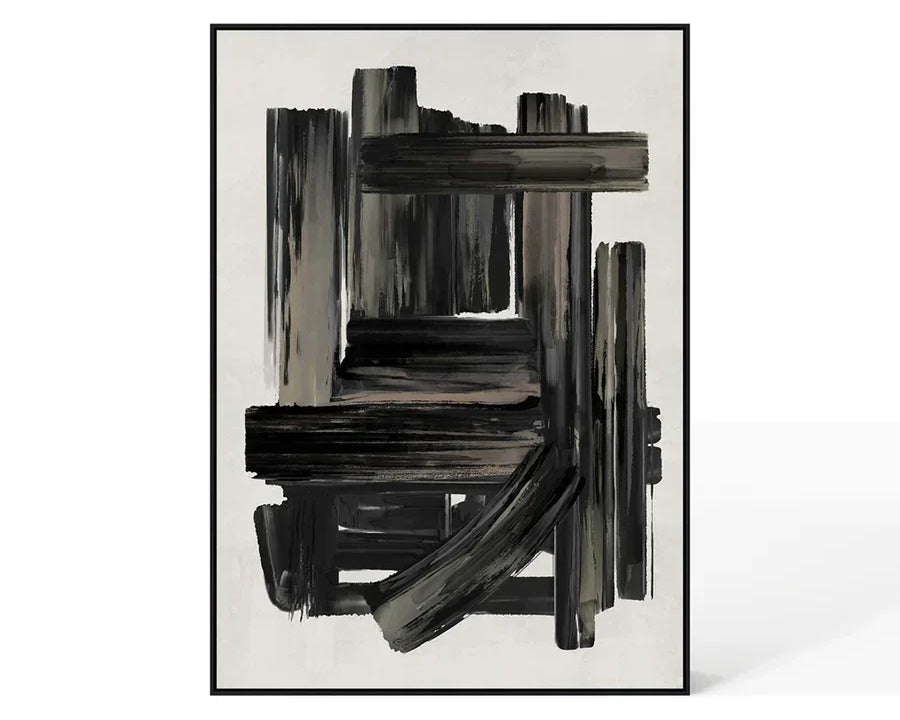 Berkeley Designs Oil on Canvas Abstract Design 42 - Belmont Interiors