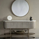 Libra Interiors Belvedere Aged Gold Console Table