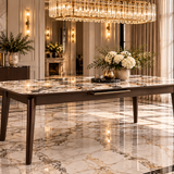 Tokyo 130-160CM Ceramic Extending Marble Dining Table In 4 Colours