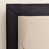 Monarch Cream & Black Sunburst Bed