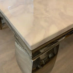 Louis White Marble Coffee Table - Belmont Interiors