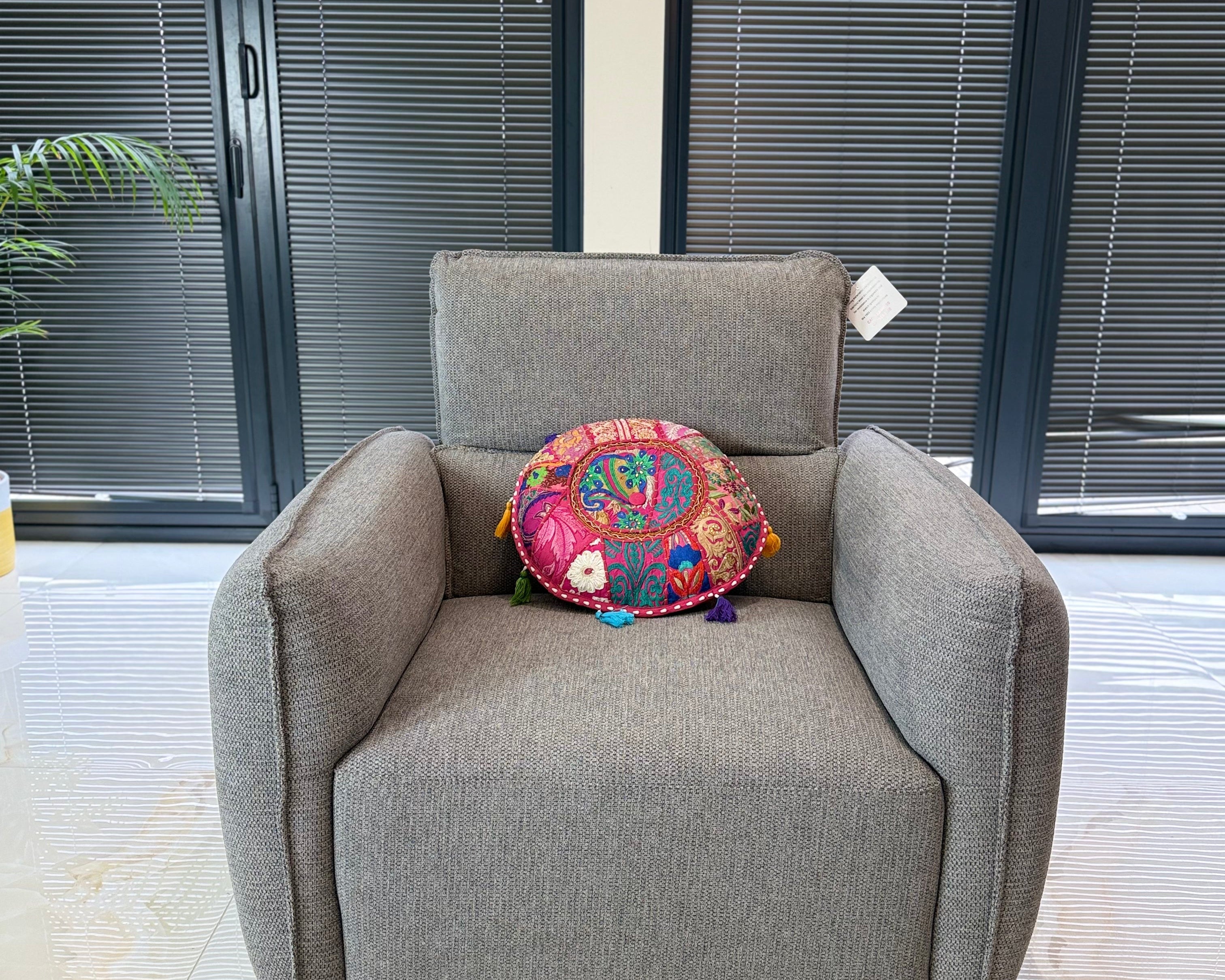 Ascot Sofa Grey Armchair