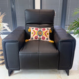 Richmond Electric Recliner Sofa Black Armchair