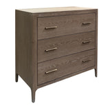 DI Designs Abberley Oak & Gold Chest of Drawers