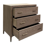 DI Designs Abberley Oak & Gold Chest of Drawers