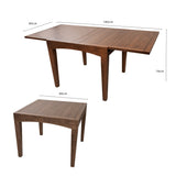 Journey Walnut Wooden Extending 90-180cm Dining Table