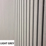 Acoustic Slatted Wall Panels Pack Of x4 240cm x 60cm - Range of Colours