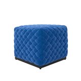Colline Small Pouffe – Cobalt