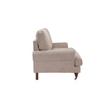 Kent 2 Seater Sofa – Charcoal Stripe