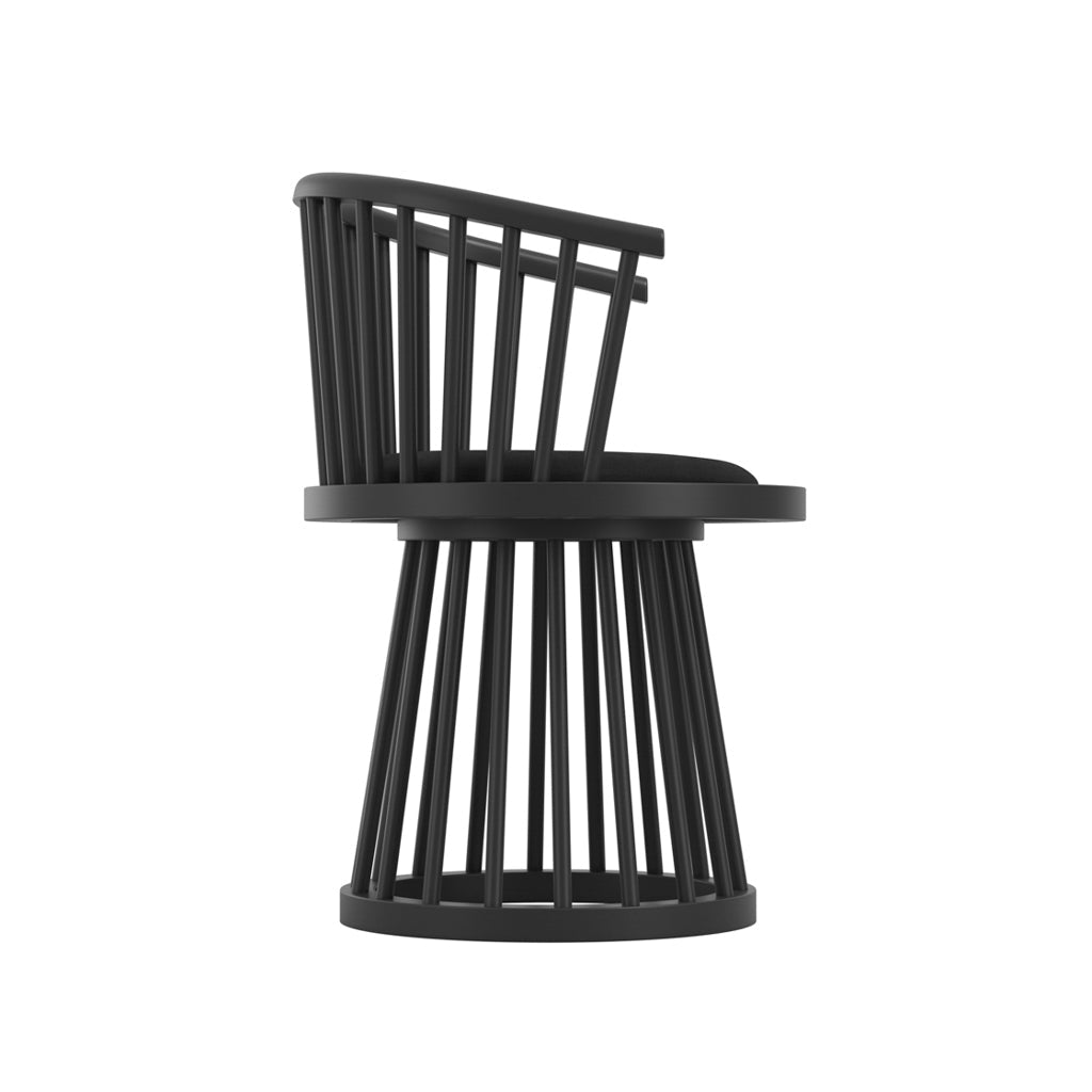 Lina Dining Chair – Black