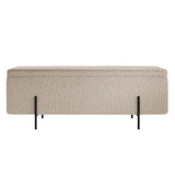 Lola Storage Ottoman – Buff