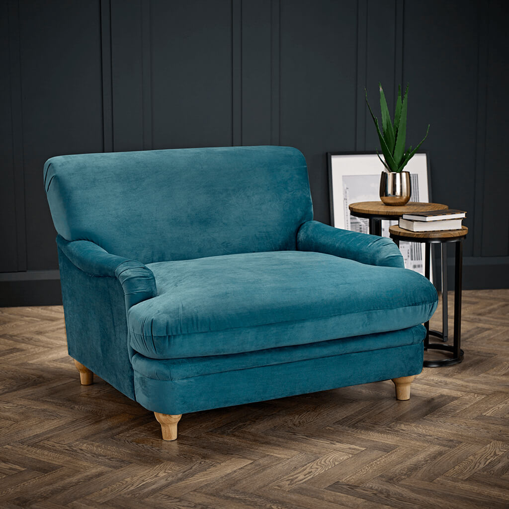 Plumpton Chair – Peacock Blue