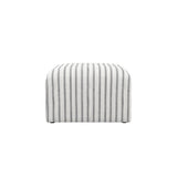 Ryder Pouffe – Chalk Stripe