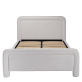 LPD Home Leonnie Ghost Velvet Double Bed Frame