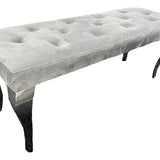 Louis Grey Marble 150CM Dining Table + Valente Grey Lion Chairs, Bench Option