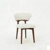 Leoni 160–240cm Cream Extending Ceramic Dining Set with Luciano Cream Fabric Chairs